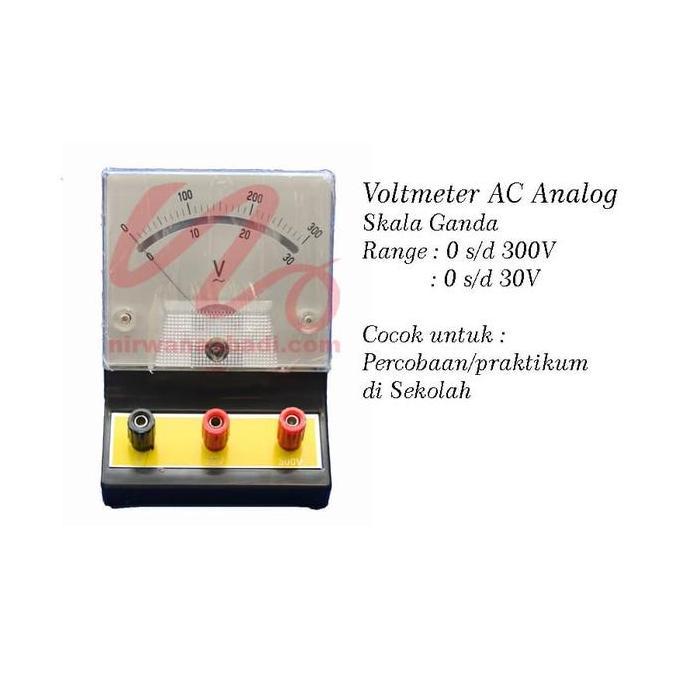 Voltmeter Ac Analog, Alat Peraga Pendidikan Terbaru !!!