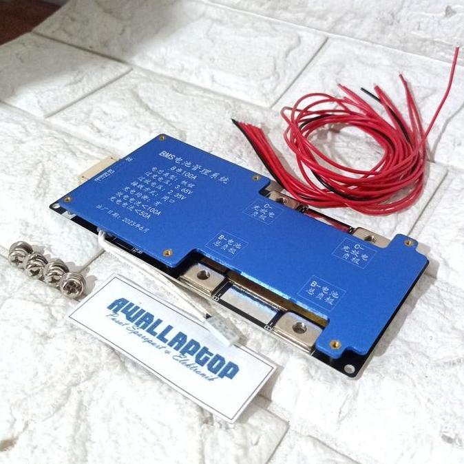 Bms Lifepo4 3.2V Bms 4S 12V 8S 24V 100A Baterai Protector Lithium Bms