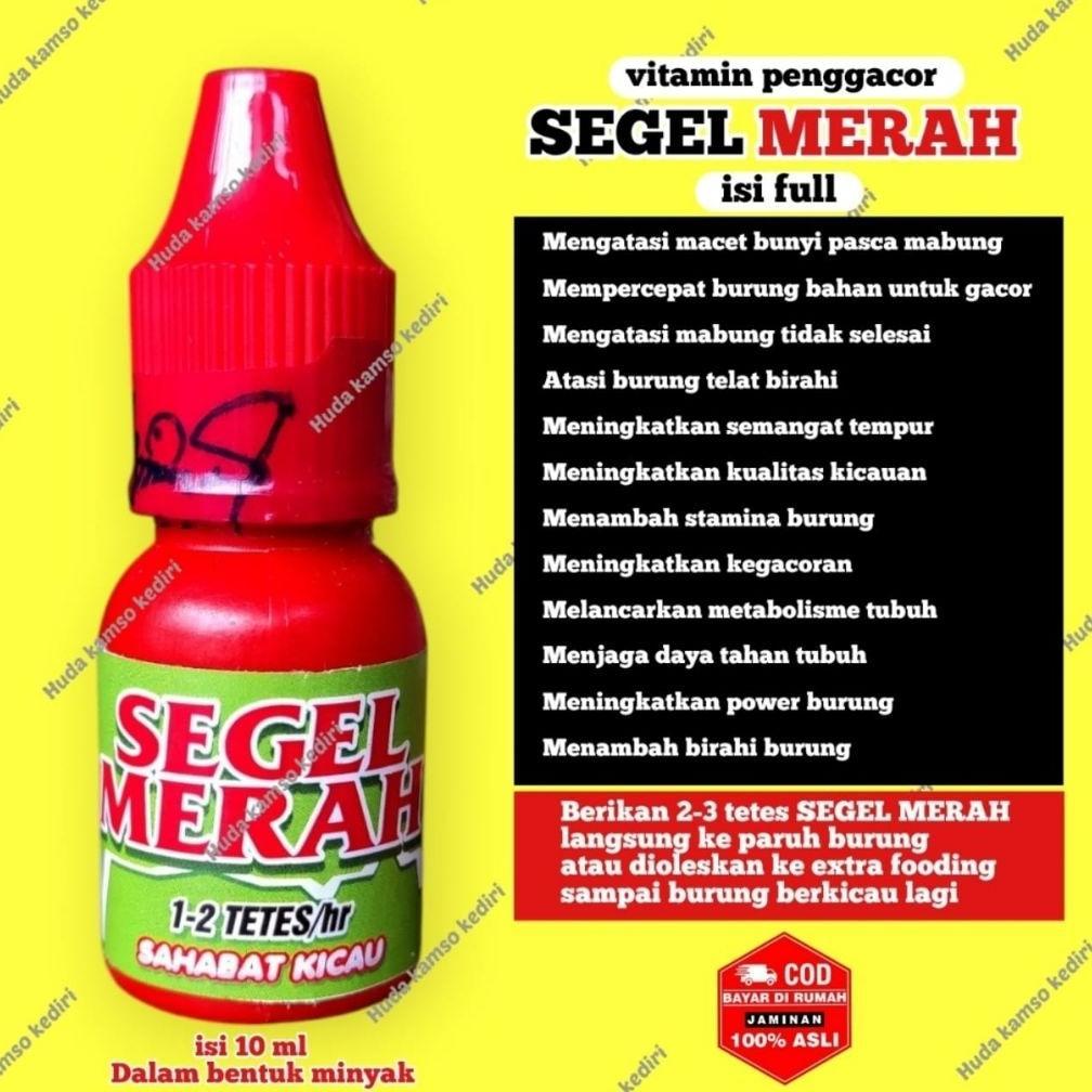 Stok Ready Segel Merah  +  +  High ++  Segel Merah  Full + Doping Pleci + Doping Sogon + Vitamin Lom