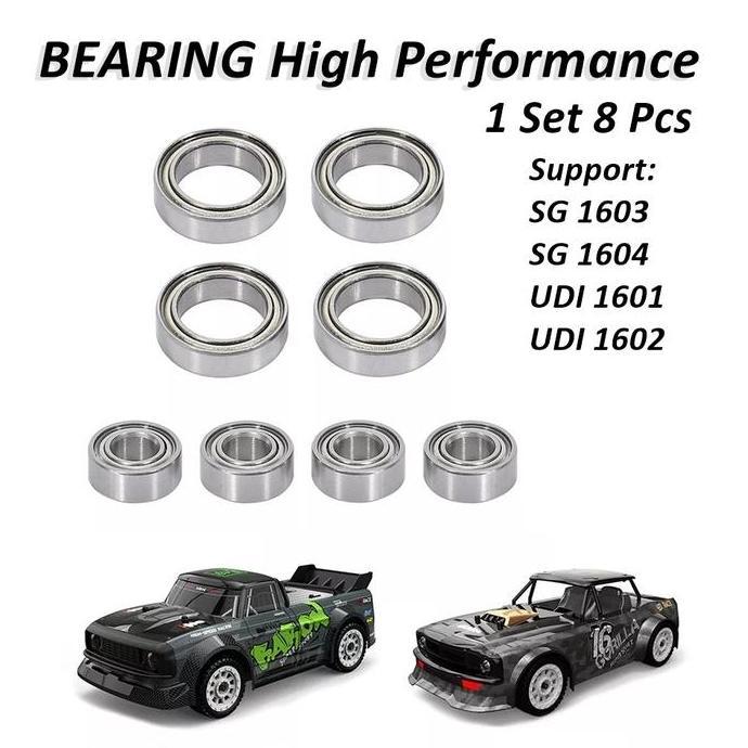 BEARING SET SG1603 SG1604 RC CAR HOBBY 8PCS