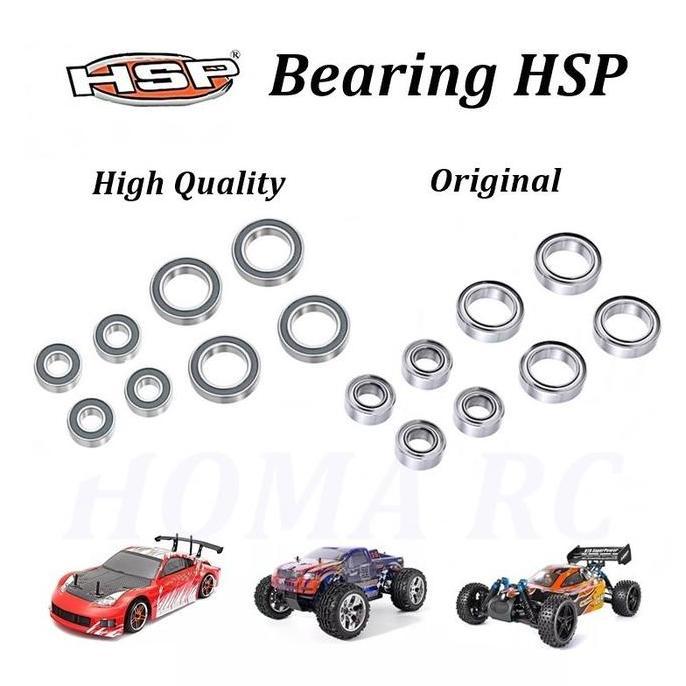 HSP 1/10 BEARING HUB KNUKLE SET 8 PCS FF ONROAD BUGGY MONSTER HSP
