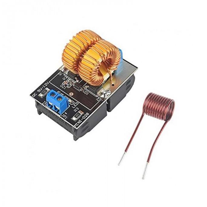 MINI ZVS INDUCTION HEATING 120W 5 - 12V DC ELEMEN PEMANAS BESI LOGAM INDUKSI TESLA ZVC ITE99