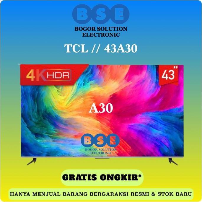 Bestseller- Tcl Android tv 43 Inch 4K Uhd TCL 43A30 Google TV Android 11 Tcl 43