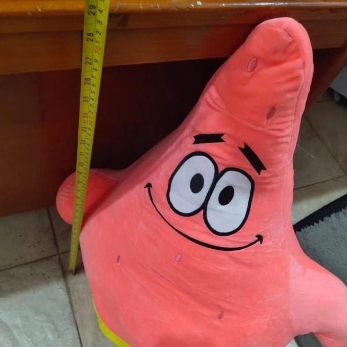 [CUCI GUDANG] Mainan Boneka Bantal Tidur Kartun Spongebob Karakter Patrick Star Pink Giant Jumbo Bes