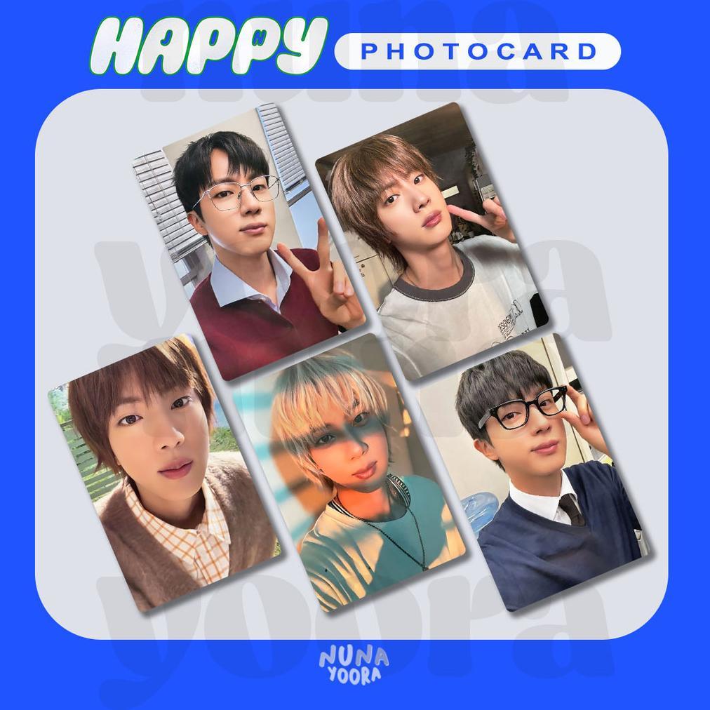 BTS JIN "HAPPY" PHOTOCARD || PC JIN || KPOP PC || KIM SEOKJIN