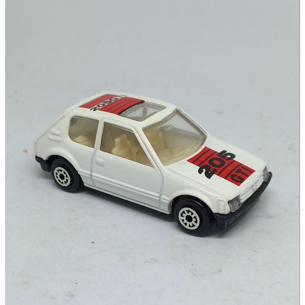 edocar not maisto peugeot 205gti 205 gti white loose diecast 1/64 (t)