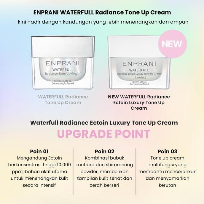 [Exclusive Live Winny Jo] Holika Holika ENPRANI Waterfull Radiance Ectoin Luxury Tone Up Cream | Bri