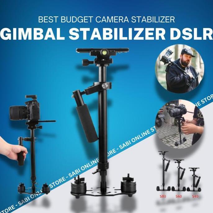 * Gimbal Stabilizer Steadycam Pro For Dslr Mirrorless Kamera Video *