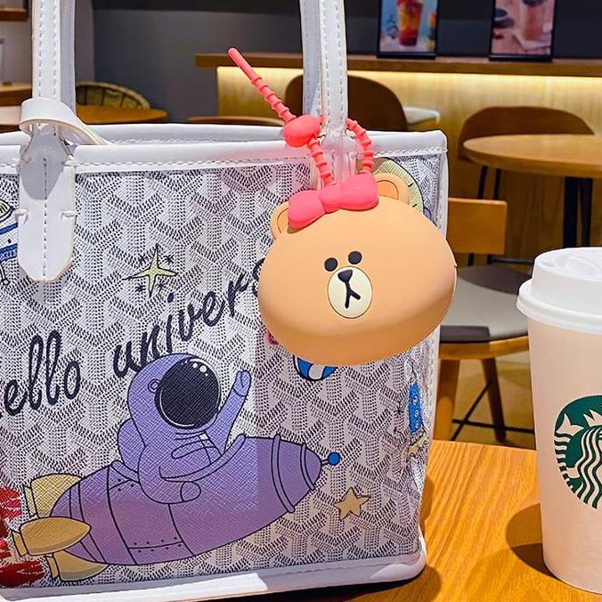 Juinju- Tokkado Line Friends Coin Purse Dompet Koin Mini Cute Lucu