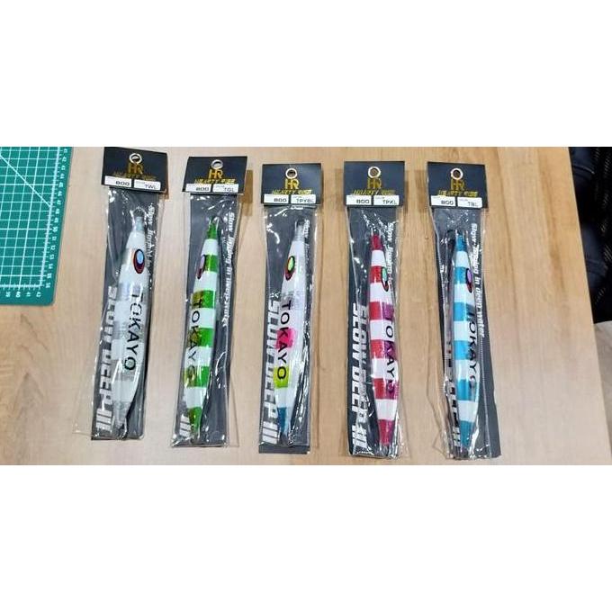 Best Seller Metal Jig TOKAYO Slow Deep III 800 gr Berkualitas 100% original