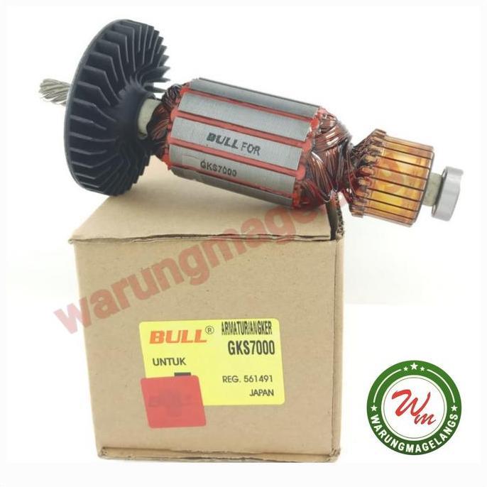 Armature Bull For Gks 7000 - Rotor Bull Gks 7000 Angker Gks 7000