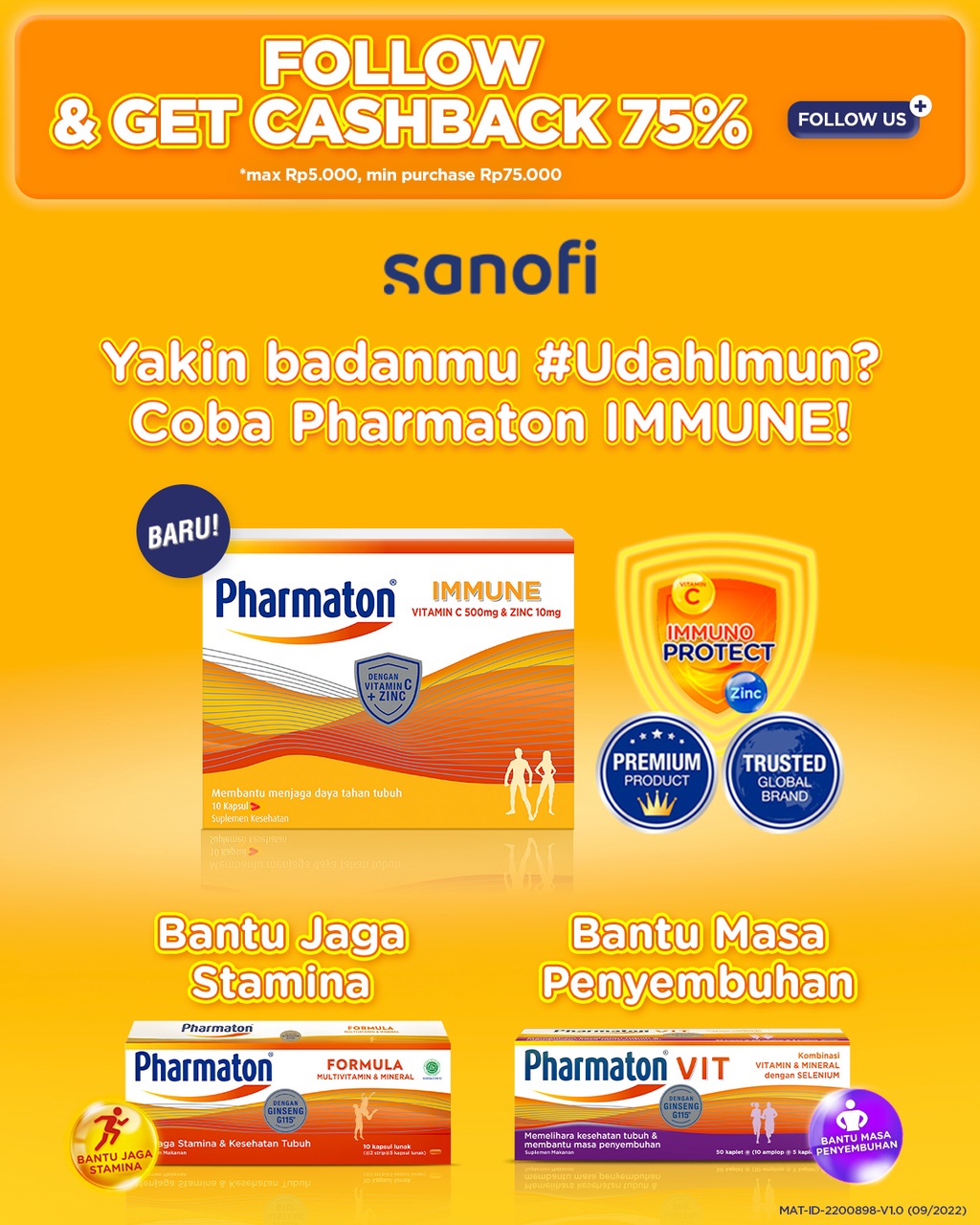 Jual Pharmaton Formula 30s Multivitamin Jaga Stamina dan Kesehatan