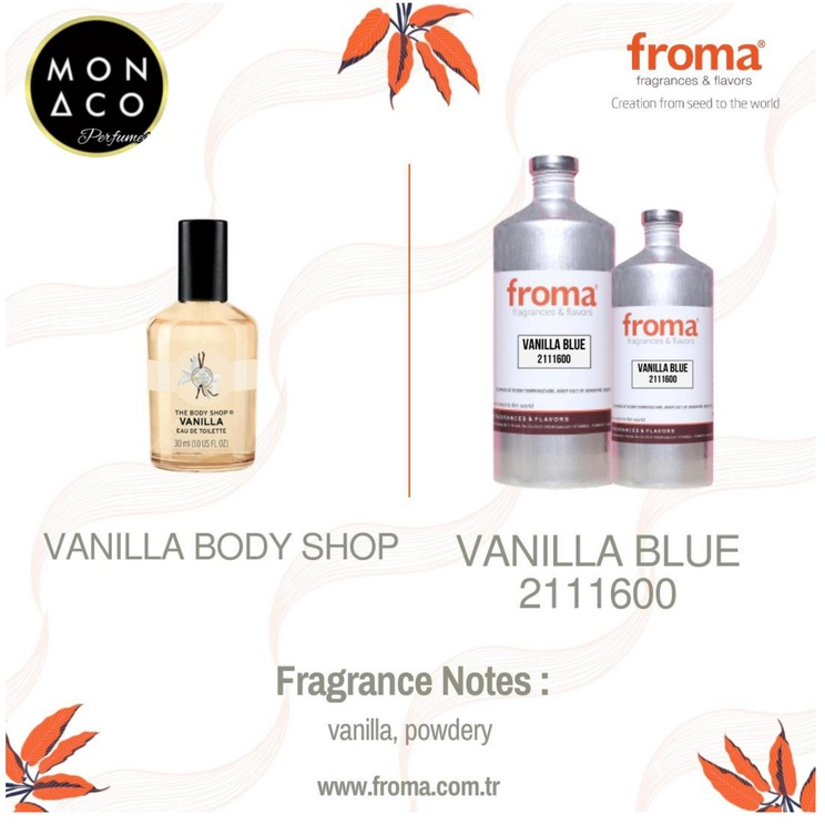 BIBIT PARFUM VANILLA BODY SH0P BY FROMA - ASLI 100%