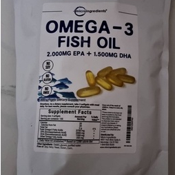 Cod Microingredients Omega 3 Fish Oil 300Softgel Micro Ingredients Omega 3 Fish Oil