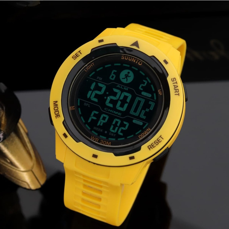 BISA COD✅Jam tangan Pria Digital SUUNTO water resistance