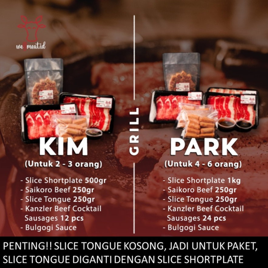 

Paket Grill Korean Barbeque Korbeq Bulgogi Yakiniku Daging Sapi Shortplate Saikoro Lengkap Termurah