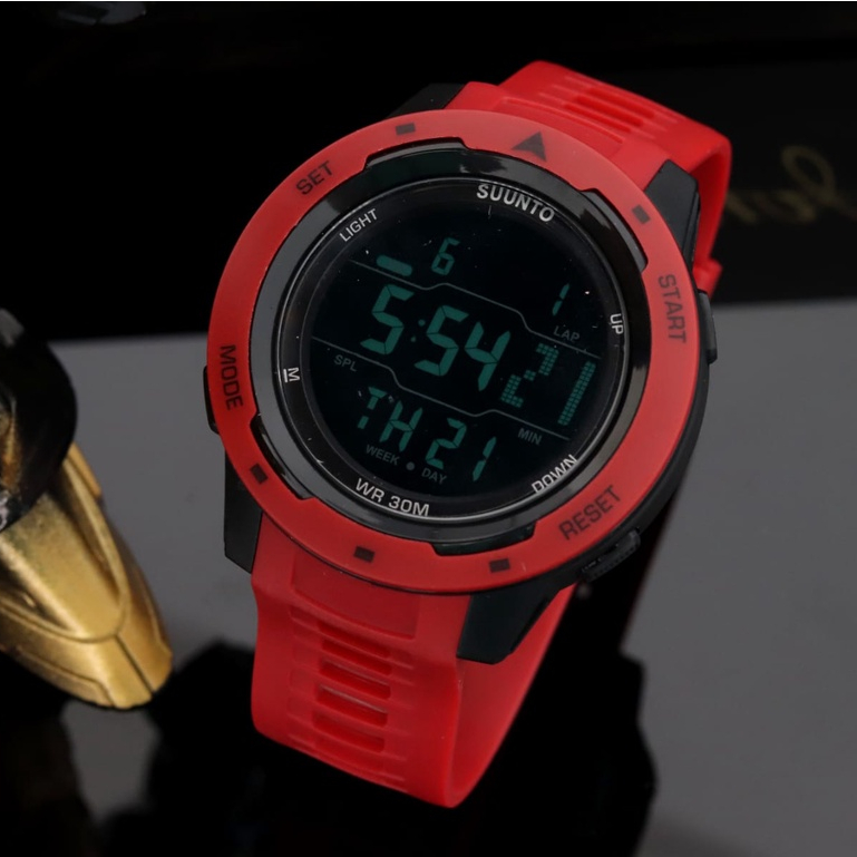 BISA COD✅Jam tangan Pria Digital SUUNTO water resistance