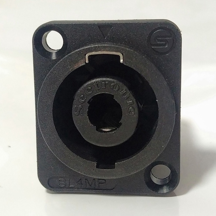 Socket speakon Seetronic SL4MP original soket spikon spicon soket box speaker