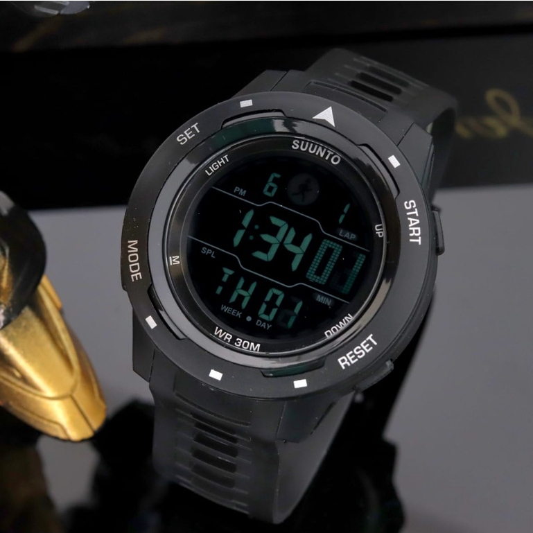 BISA COD✅Jam tangan Pria Digital SUUNTO water resistance