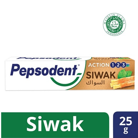 Pepsodent Pasta Gigi Action 123 Siwak 25 g