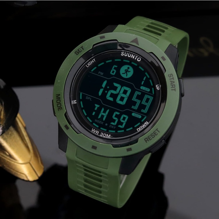 BISA COD✅Jam tangan Pria Digital SUUNTO water resistance