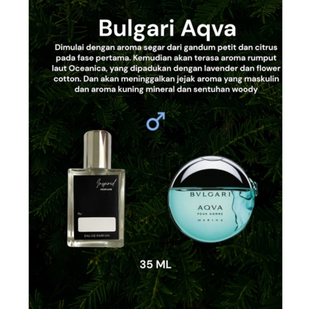 Parfum Inspired Bulgari Aqva 35 ML