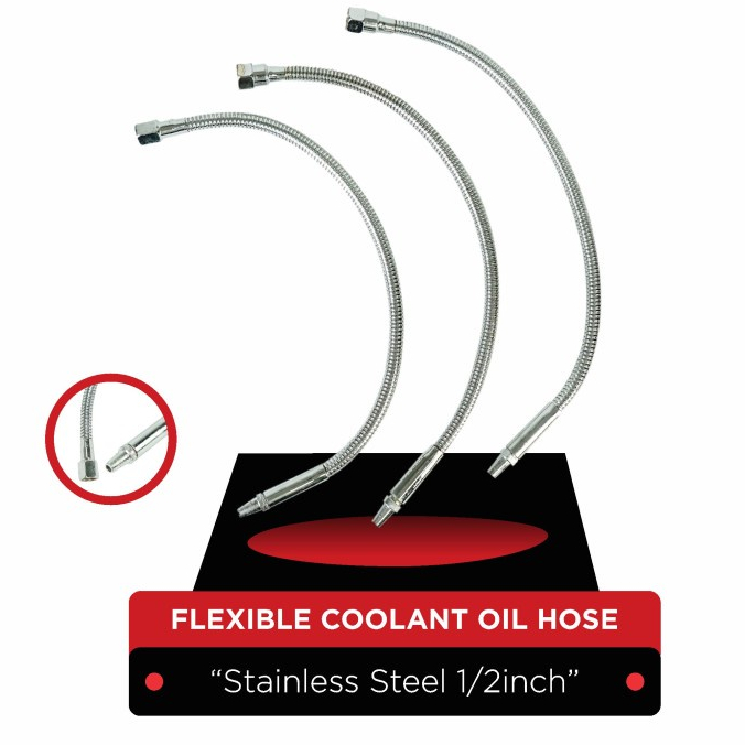 Stainless Steel Flexible Coolant Oil Hose / Selang Stainless Fleksibel