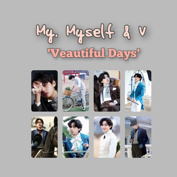 PC PHOTOCARD MY MYSELF AND V VEAUTIFUL DAYS TAEHYUNG UNOFF