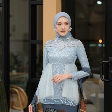 New Arrival - Baju Kebaya Ameera Series Kebaya Wisuda Modern Set Tunik Lamaran Tunangan Batik kemeja Pria Lengan Panjang Size M L XL Baju Couple Kondangan Terbaru 2023