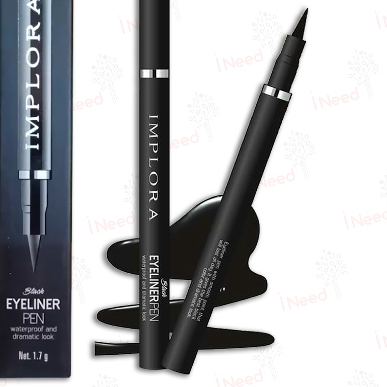 (INEED) Implora Eyeliner Pen - Eye Liner Implora Spidol (TERBARU)