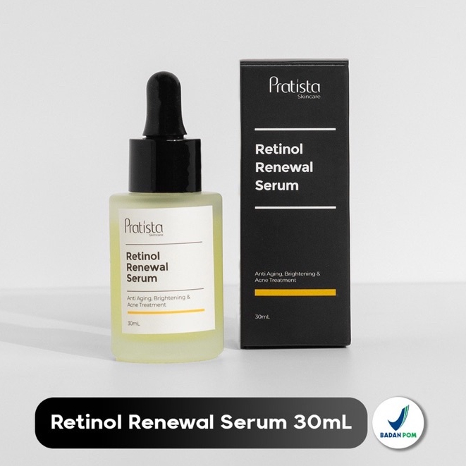 PRATISTA SERUM RETINOL 30ml Perawatan Wajah Antiaging Pencerah Wajah Pelembab Pengecil Pori Pori Pratista Skincare Ori BPOM