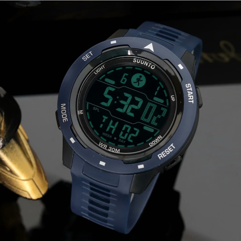 BISA COD✅Jam tangan Pria Digital SUUNTO water resistance