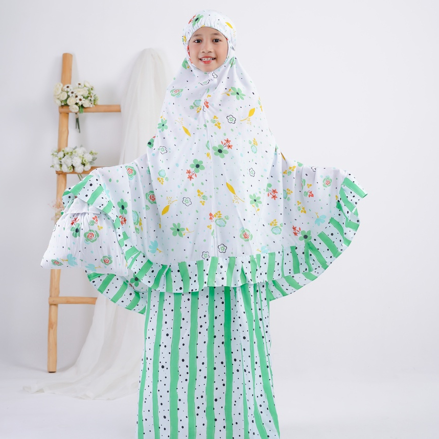 Chandani Mukena Anak Rayon Bali LAVINA Rempel