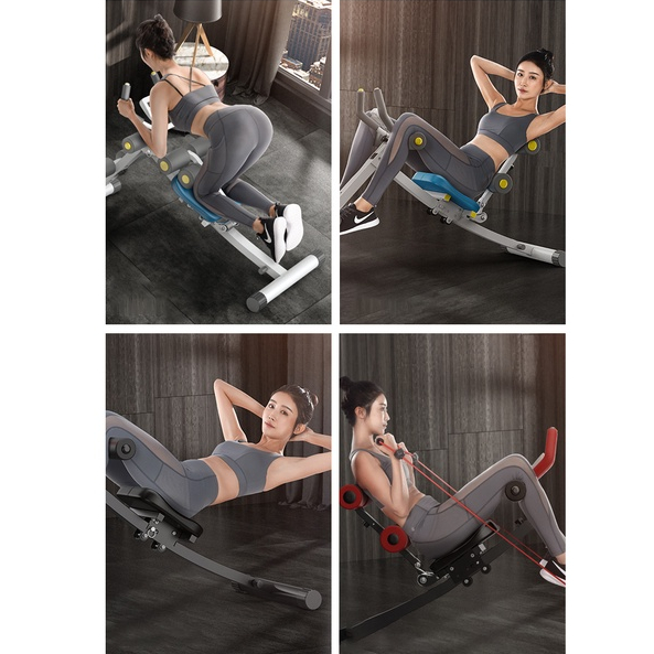 Alat Olahraga Fitness Alat Gym Rumah Abdominal Latihan Perut Pembentuk Otot Ab Coaster / spinning bike olahraga fitness gym yoga roller abdominal latihan perut SP54