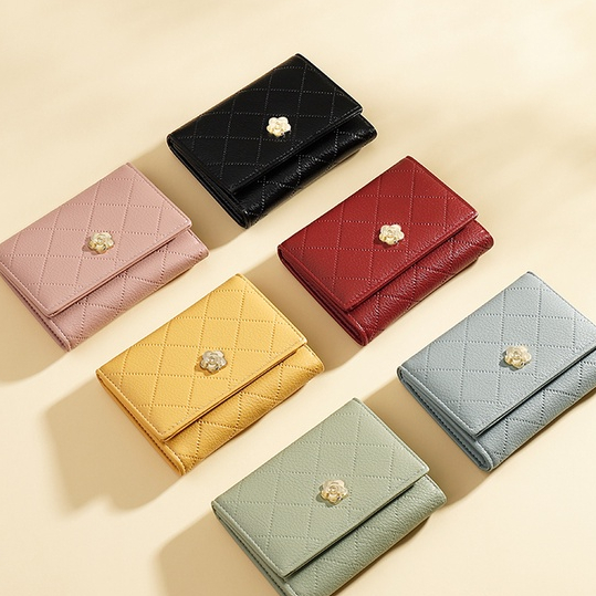 Dompet Lipat Wanita Import Dompet Wanita Casual Dompet Jalan Cewek Motif Cantik Dompet Anak Perempuan D76