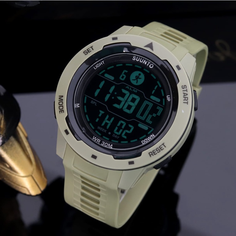 BISA COD✅Jam tangan Pria Digital SUUNTO water resistance