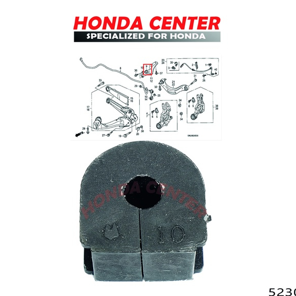 Karet bush bushing stabil stabilizer belah karet roti belakang honda civic fd fd1 fd2 2006 2007 2008 2009 2010 2011 2012 2013 2014 2015