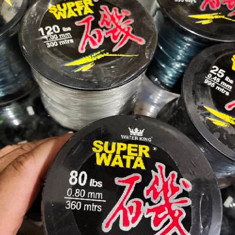 Senar pancing water king super wata waterking superwata spool besar