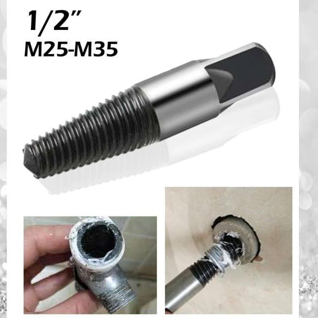 Tab Balik 1/2&quot; M25-M35 | Damaged Screw Extractor | Bolt Screw Remover