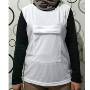 Singlet Putih Polos Perlengkapan Haji Dan Umroh Wanita