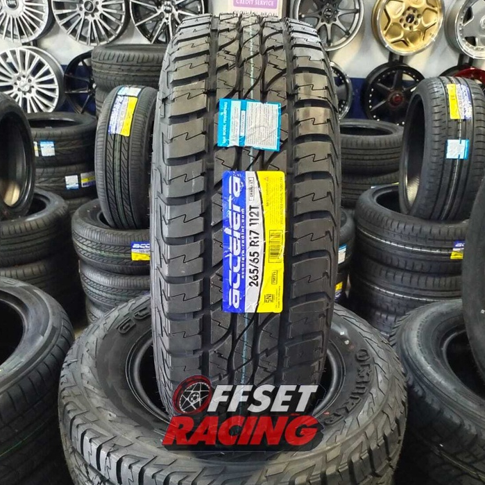 Ban Mobil Pajero ACCELERA OMIKRON A/T 265 65 R17 Ban Tubeles Standar Velg Ring 17