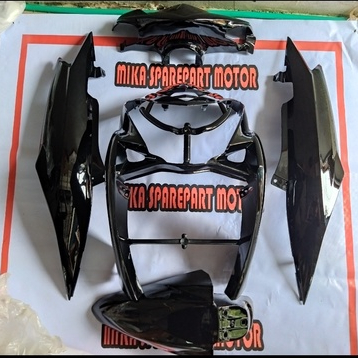 COVER BODY YAMAHA MIO SOUL KARBU HITAM / COVER BODY HALUS MIO SOUL LAMA KARBU / PAKET BODY HALUS YAM