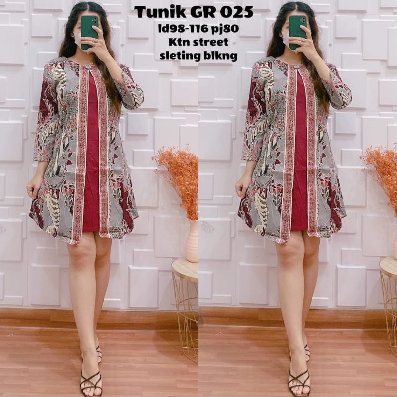 Dress katun stretch