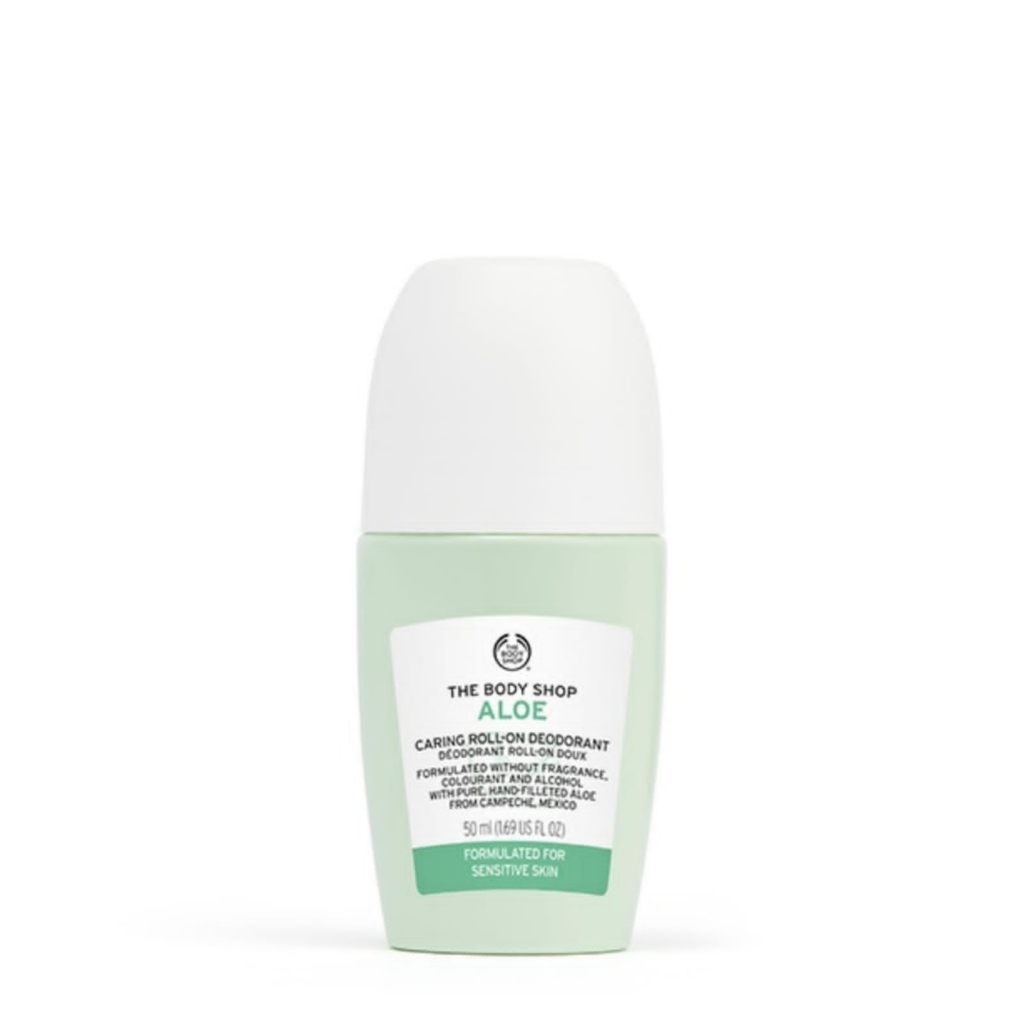 Aloe Caring Roll On Deodorant The Body shop