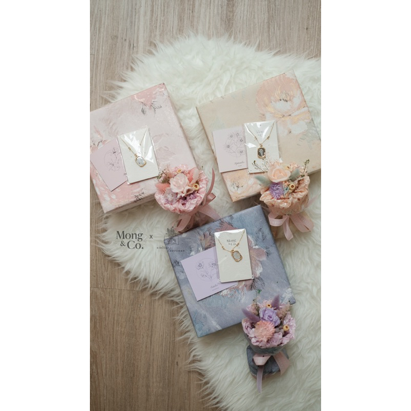 

Mong&Co x stellar/coronae - Sweetsoul Gift Set: Valentine's Day Wedding Mother's Dat Birthday Valentine Special Gift for Her