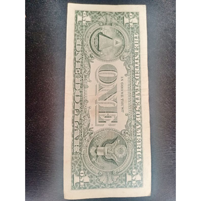 Uang 1 Dolar AS (asli)