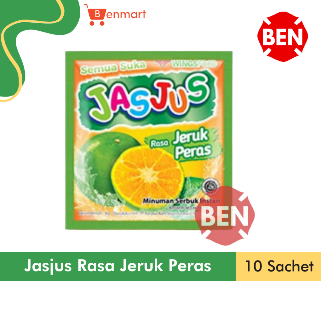 

Jasjus JERUK PERAS 1 Renceng 10 Sachet Jas Jus Minuman Serbuk Murah