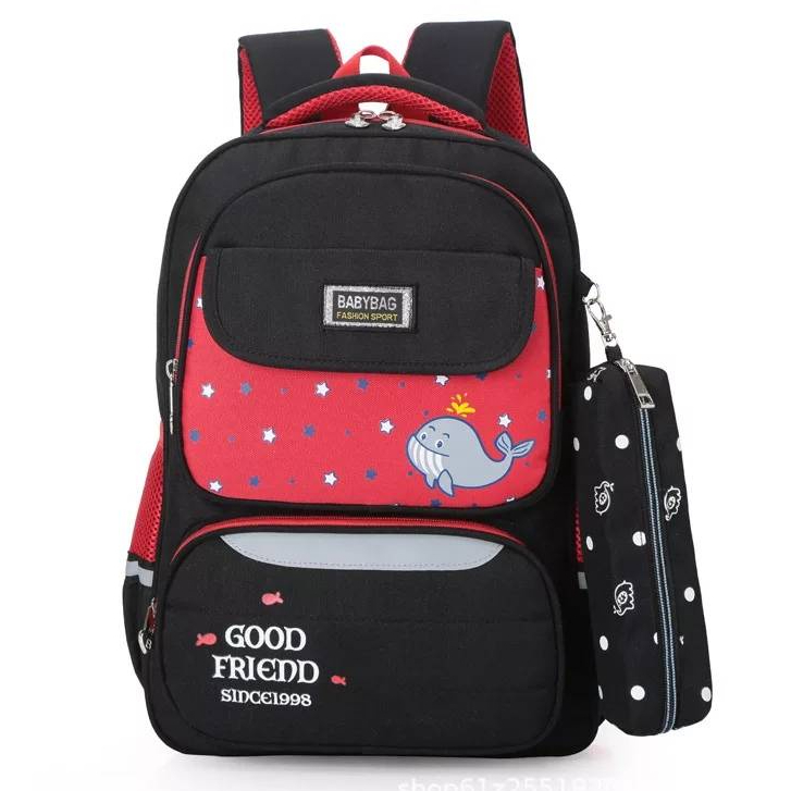 &quot;aurabagss&quot; - &quot;BABY SHARK&quot; Ransel Sekolah Anak Perempuan Backpack Anak Perempuan Murah Good Quality Bisa COD