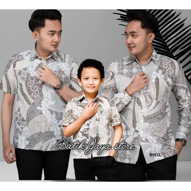 TERBARU Couple sweet || couple batik ayah dan Batik anak cowok BATIK SHOF Batik Terbaru Batik 2022