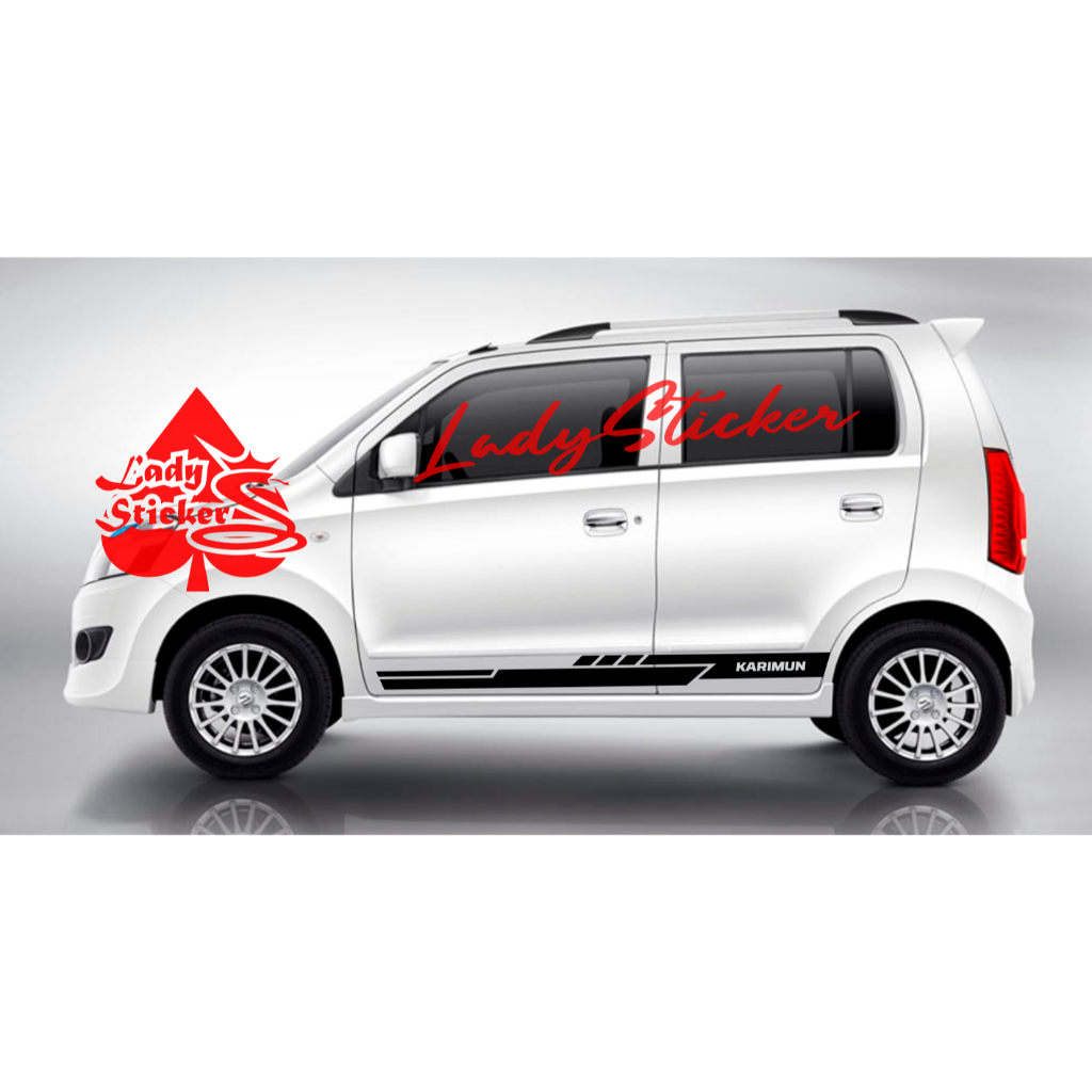 cutting sticker mobil karimun sticker stiker mobil suzuki karimun terbaru